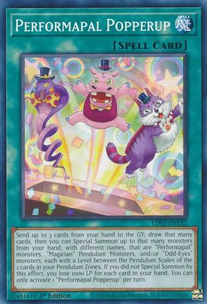 Performapal Popperup [LDS3-EN132] Common - Yu-Gi-Oh! - Card Brawlers | Quebec | Canada |