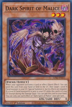 Dark Spirit of Malice [LDS3-EN011] Common - Yu-Gi-Oh! - Card Brawlers | Quebec | Canada |