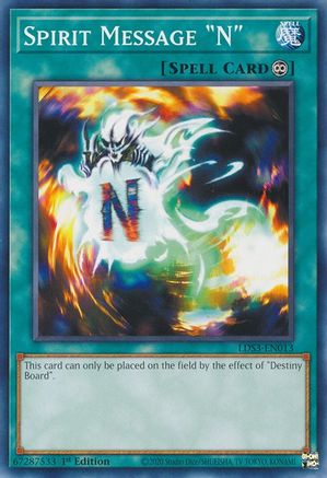 Spirit Message N [LDS3-EN013] Common - Yu-Gi-Oh! - Card Brawlers | Quebec | Canada |