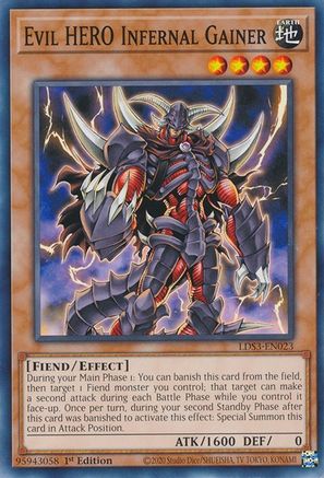 Evil HERO Infernal Gainer [LDS3-EN023] Common - Yu-Gi-Oh! - Card Brawlers | Quebec | Canada |