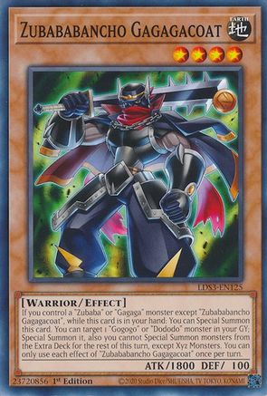 Zubababancho Gagagacoat [LDS3-EN125] Common - Yu-Gi-Oh! - Card Brawlers | Quebec | Canada |