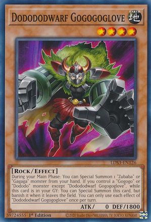 Dodododwarf Gogogoglove [LDS3-EN126] Common - Yu-Gi-Oh! - Card Brawlers | Quebec | Canada |