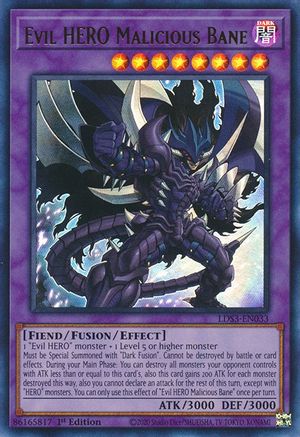 Evil HERO Malicious Bane [LDS3-EN033] Ultra Rare - Yu-Gi-Oh! - Card Brawlers | Quebec | Canada |