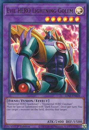 Evil HERO Lightning Golem [LDS3-EN028] Ultra Rare - Yu-Gi-Oh! - Card Brawlers | Quebec | Canada |