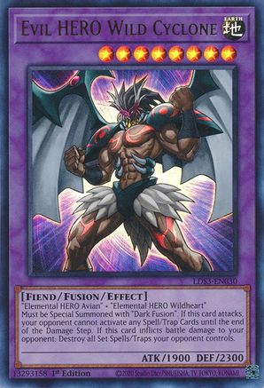 Evil HERO Wild Cyclone [LDS3-EN030] Ultra Rare - Yu-Gi-Oh! - Card Brawlers | Quebec | Canada |