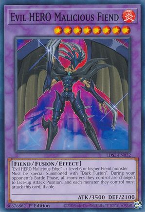 Evil HERO Malicious Fiend [LDS3-EN032] Common - Yu-Gi-Oh! - Card Brawlers | Quebec | Canada |