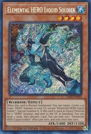 Elemental HERO Liquid Soldier [LDS3-EN103] Secret Rare - Yu-Gi-Oh! - Card Brawlers | Quebec | Canada |