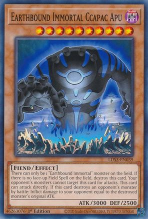 Earthbound Immortal Ccapac Apu [LDS3-EN039] Common - Yu-Gi-Oh! - Card Brawlers | Quebec | Canada |