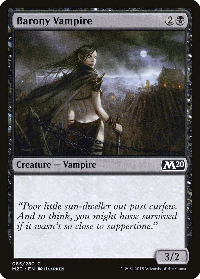 Barony Vampire [Core Set 2020] - Magic: The Gathering - Card Brawlers | Quebec | Canada |