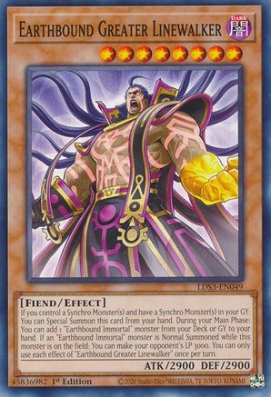 Earthbound Greater Linewalker [LDS3-EN049] Common - Yu-Gi-Oh! - Card Brawlers | Quebec | Canada |