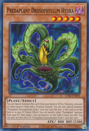 Predaplant Drosophyllum Hydra [LDS3-EN070] Common - Yu-Gi-Oh! - Card Brawlers | Quebec | Canada |