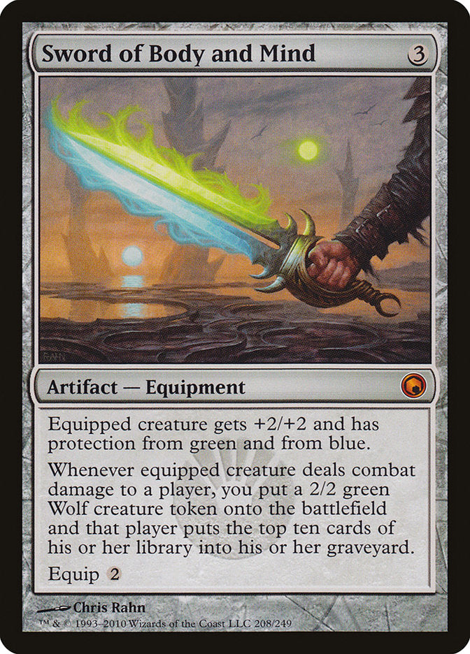 Sword of Body and Mind [Scars of Mirrodin] - Magic: The Gathering - Card Brawlers | Quebec | Canada |
