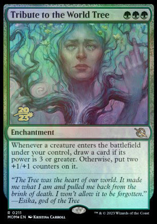 Tribute to the World Tree [March of the Machine Prerelease Promos] - Magic: The Gathering - Card Brawlers | Quebec | Canada |