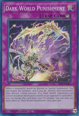 Dark World Punishment [SR13-EN033] Super Rare - Yu-Gi-Oh! - Card Brawlers | Quebec | Canada |