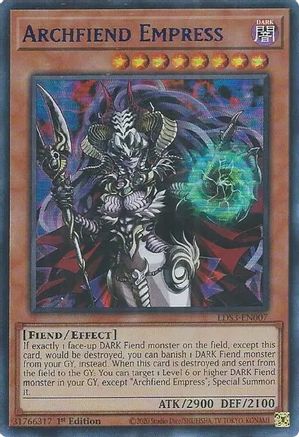Archfiend Empress (Blue) [LDS3-EN007] Ultra Rare - Yu-Gi-Oh! - Card Brawlers | Quebec | Canada |