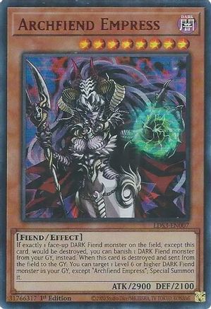 Archfiend Empress (Red) [LDS3-EN007] Ultra Rare - Yu-Gi-Oh! - Card Brawlers | Quebec | Canada |