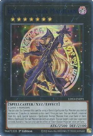 Ebon Illusion Magician (Blue) [LDS3-EN091] Ultra Rare - Yu-Gi-Oh! - Card Brawlers | Quebec | Canada |