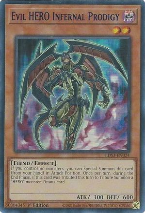 Evil HERO Infernal Prodigy (Blue) [LDS3-EN024] Ultra Rare - Yu-Gi-Oh! - Card Brawlers | Quebec | Canada |