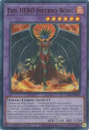 Evil HERO Inferno Wing (Red) [LDS3-EN027] Ultra Rare - Yu-Gi-Oh! - Card Brawlers | Quebec | Canada |