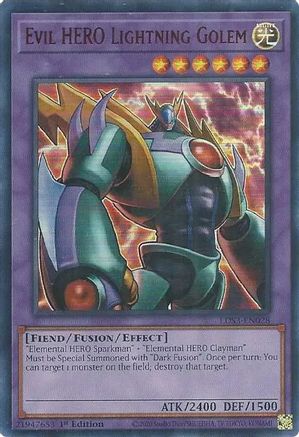 Evil HERO Lightning Golem (Red) [LDS3-EN028] Ultra Rare - Yu-Gi-Oh! - Card Brawlers | Quebec | Canada |