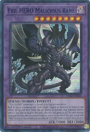 Evil HERO Malicious Bane (Blue) [LDS3-EN033] Ultra Rare - Yu-Gi-Oh! - Card Brawlers | Quebec | Canada |