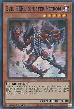 Evil HERO Sinister Necrom (Blue) [LDS3-EN026] Ultra Rare - Yu-Gi-Oh! - Card Brawlers | Quebec | Canada |
