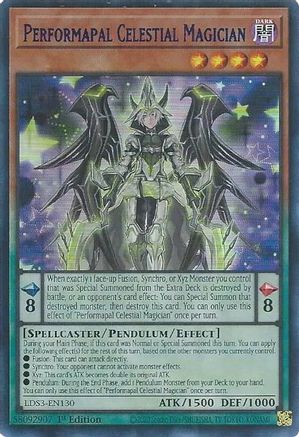 Performapal Celestial Magician (Blue) [LDS3-EN130] Ultra Rare - Yu-Gi-Oh! - Card Brawlers | Quebec | Canada |