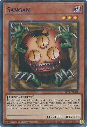 Sangan (Blue) [LDS3-EN001] Ultra Rare - Yu-Gi-Oh! - Card Brawlers | Quebec | Canada |