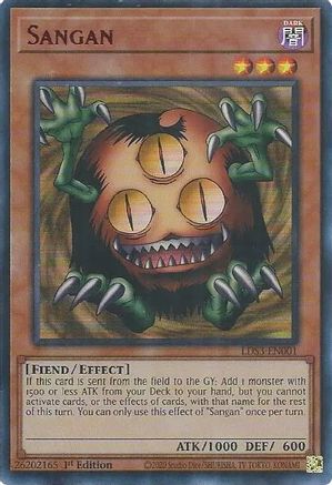 Sangan (Red) [LDS3-EN001] Ultra Rare - Yu-Gi-Oh! - Card Brawlers | Quebec | Canada |