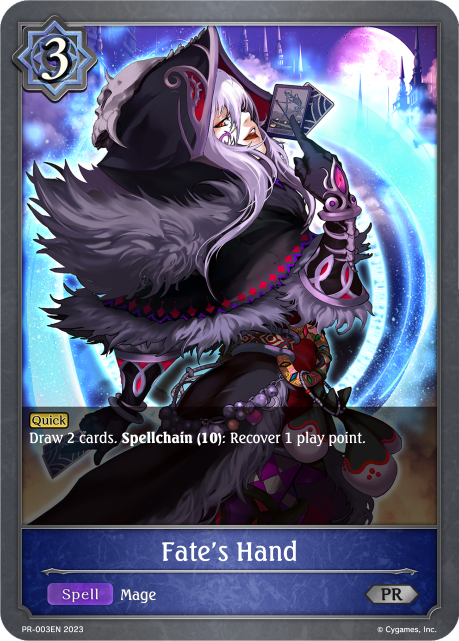 Fate's Hand (PR-003EN) [Promotional Cards] - Bushiroad - Card Brawlers | Quebec | Canada |