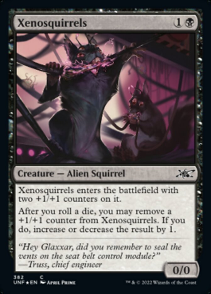 Xenosquirrels (Galaxy Foil) [Unfinity] - Magic: The Gathering - Card Brawlers | Quebec | Canada |