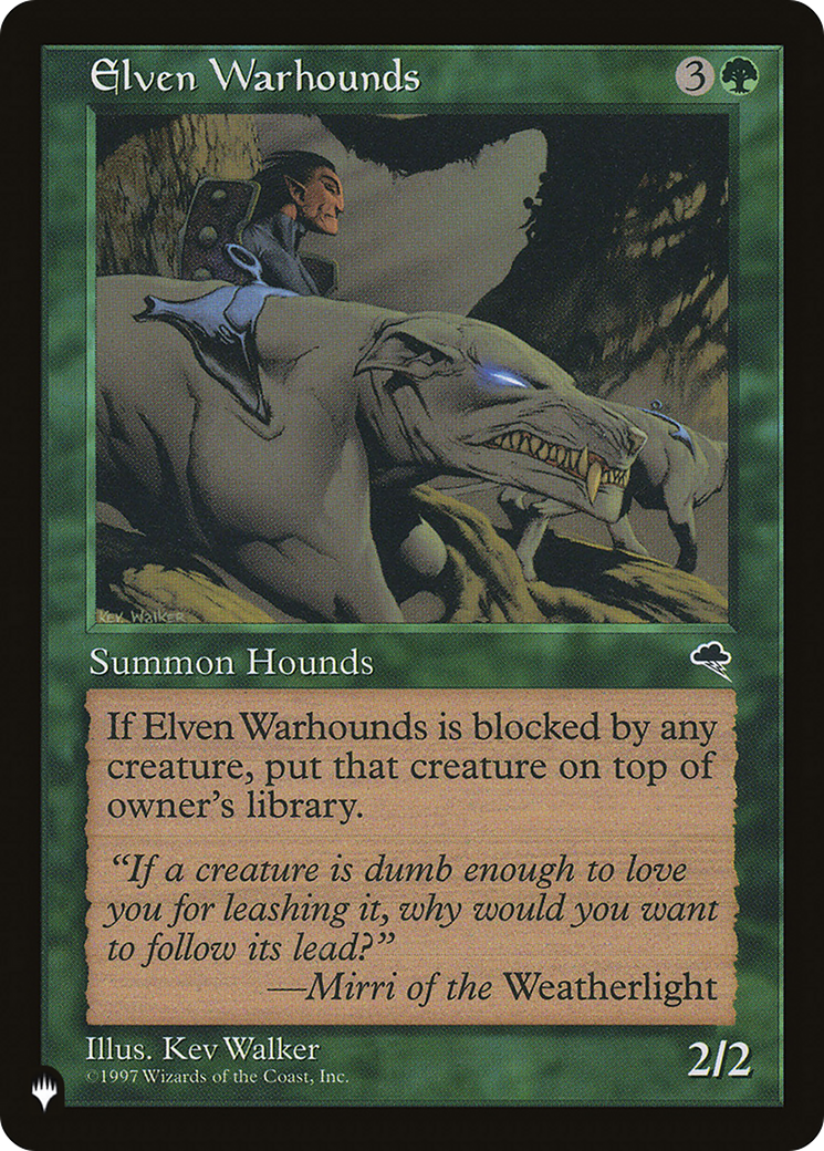 Elven Warhounds [The List] - Magic: The Gathering - Card Brawlers | Quebec | Canada |