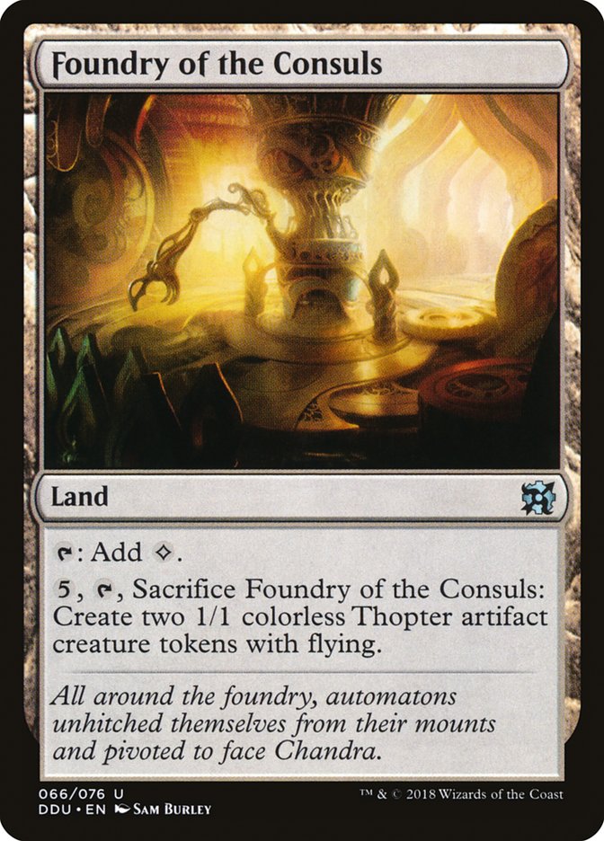 Foundry of the Consuls [Duel Decks: Elves vs. Inventors] - Magic: The Gathering - Card Brawlers | Quebec | Canada |