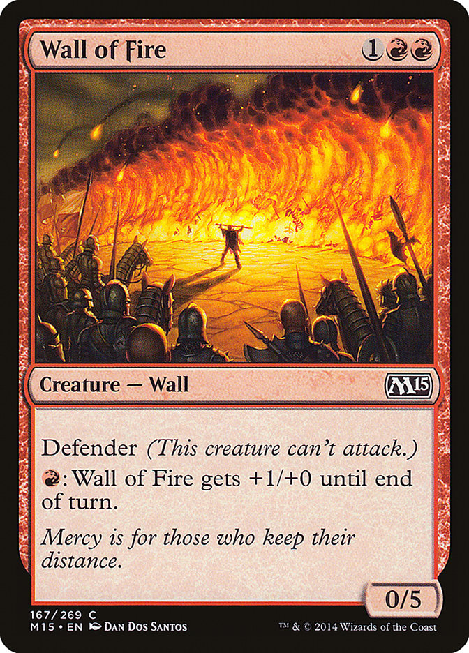 Wall of Fire [Magic 2015] - Magic: The Gathering - Card Brawlers | Quebec | Canada |