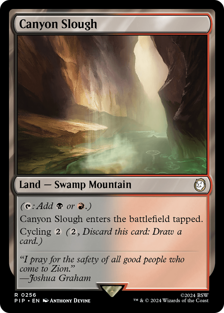 Canyon Slough [Fallout] - Magic: The Gathering - Card Brawlers | Quebec | Canada |