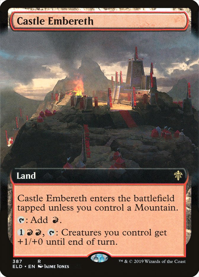 Castle Embereth (Extended Art) [Throne of Eldraine] - Magic: The Gathering - Card Brawlers | Quebec | Canada |