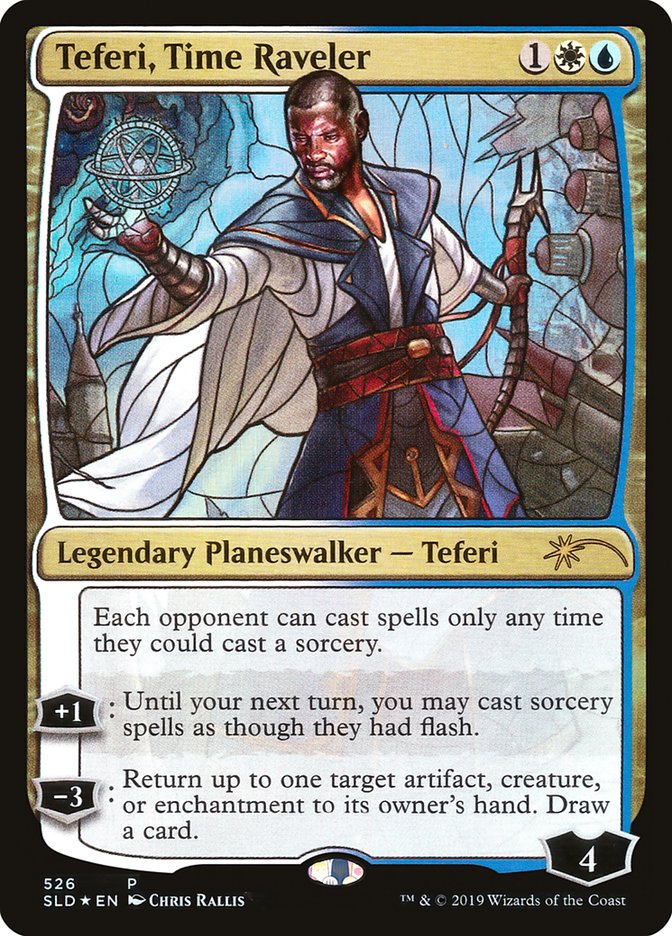 Teferi, Time Raveler (Stained Glass) [Secret Lair Drop Promos] - Magic: The Gathering - Card Brawlers | Quebec | Canada |