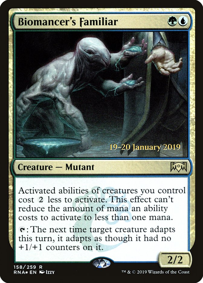 Biomancer's Familiar [Ravnica Allegiance Prerelease Promos] - Magic: The Gathering - Card Brawlers | Quebec | Canada |