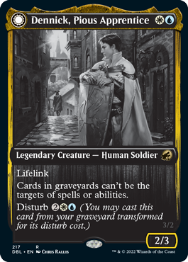 Dennick, Pious Apprentice // Dennick, Pious Apparition [Innistrad: Double Feature] - Magic: The Gathering - Card Brawlers | Quebec | Canada |