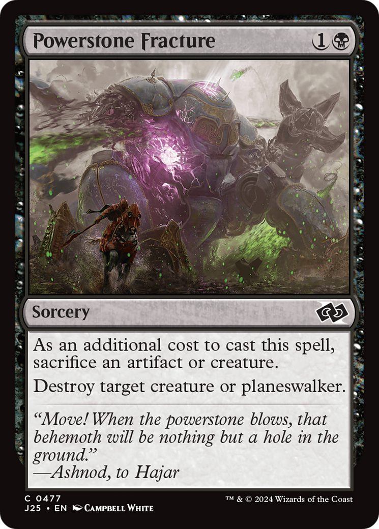Powerstone Fracture [Foundations Jumpstart] - Magic: The Gathering - Card Brawlers | Quebec | Canada |