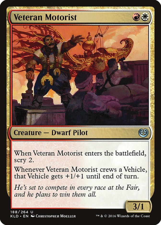 Veteran Motorist [Kaladesh] - Magic: The Gathering - Card Brawlers | Quebec | Canada |