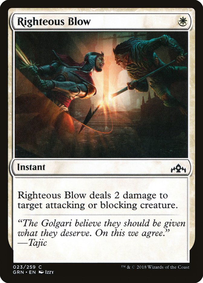 Righteous Blow [Guilds of Ravnica] - Magic: The Gathering - Card Brawlers | Quebec | Canada |