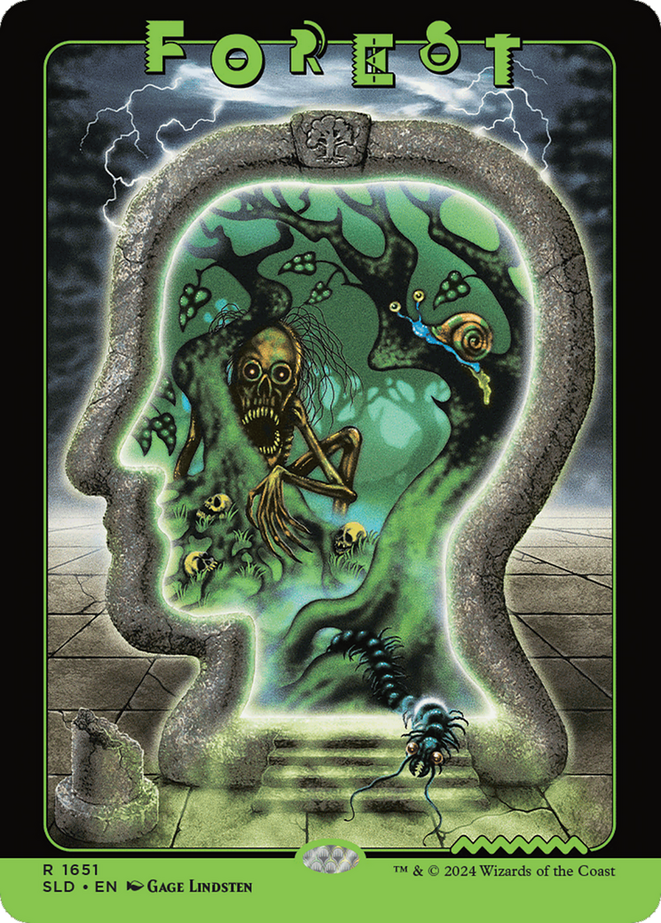 Forest (1651) (Rainbow Foil) [Secret Lair Drop Series] - Magic: The Gathering - Card Brawlers | Quebec | Canada |
