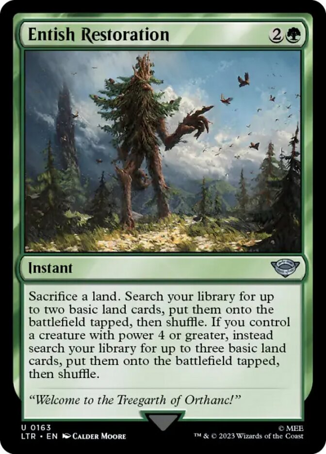 Entish Restoration [The Lord of the Rings: Tales of Middle-Earth] - Magic: The Gathering - Card Brawlers | Quebec | Canada |