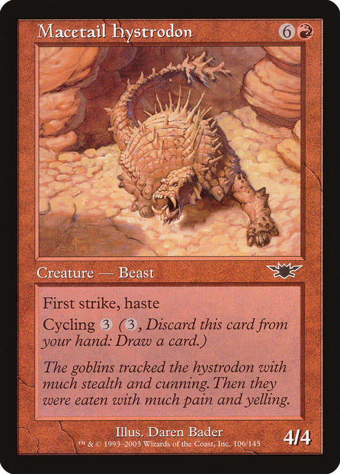 Macetail Hystrodon [Legions] - Magic: The Gathering - Card Brawlers | Quebec | Canada |