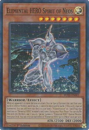 Elemental HERO Spirit of Neos [POTE-EN001] Super Rare - Yu-Gi-Oh! - Card Brawlers | Quebec | Canada |