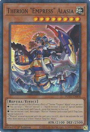 Therion Empress Alasia [POTE-EN008] Super Rare - Yu-Gi-Oh! - Card Brawlers | Quebec | Canada |