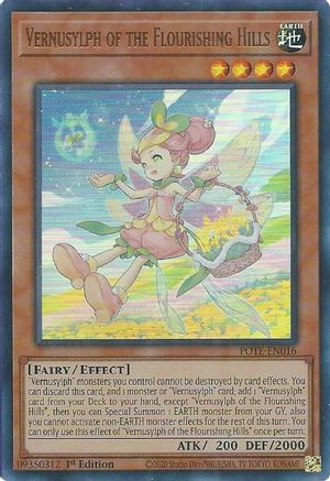 Vernusylph of the Flourishing Hills [POTE-EN016] Ultra Rare - Yu-Gi-Oh! - Card Brawlers | Quebec | Canada |
