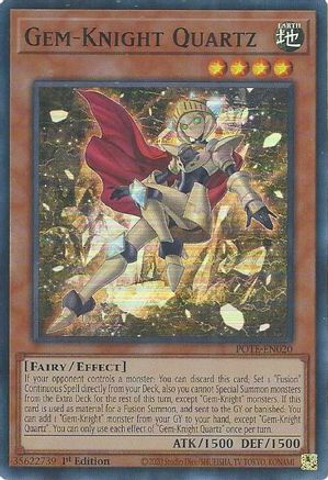 Gem-Knight Quartz [POTE-EN020] Super Rare - Yu-Gi-Oh! - Card Brawlers | Quebec | Canada |