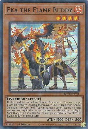 Eka the Flame Buddy [POTE-EN034] Super Rare - Yu-Gi-Oh! - Card Brawlers | Quebec | Canada |
